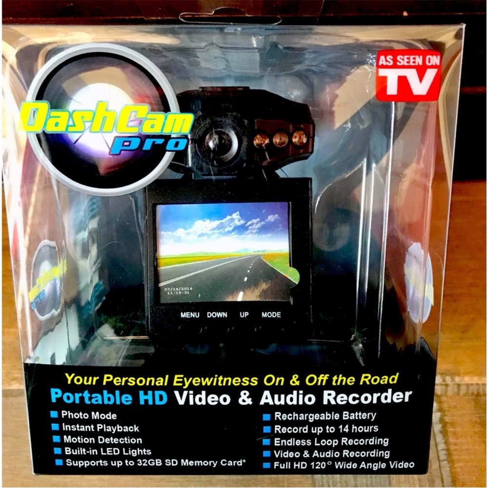 COPY - NEW Dash Cam Pro as seen on TV car DVR NWT